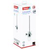 Souprava WC štětky s držákem tesa® Elegaant (Barva chrom-bílá, Rozměr 445mm x 95mm x 137mm)