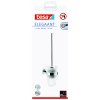 Souprava WC štětky s držákem tesa® Elegaant (Barva chrom-bílá, Rozměr 445mm x 95mm x 137mm)