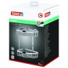 Rohový košík dvoupatrový tesa® Aluxx (Barva chrom, Rozměr 260mm x 163mm x 170mm)