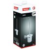 Souprava WC štětky s držákem tesa® Loxx (Barva chrom-bílá, Rozměr 390mm x 165mm x 117mm)