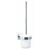 Souprava WC štětky s držákem tesa® Ekkro (Barva chrom-bílá, Rozměr 390mm x 147mm x 116mm)