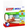 tesamoll® Gumové těsnění na okna a dveře E profil (Barva hnědá, Doplňující informace životnost 8 let, na bubnu, Rozměr 100 m : 9 mm : 4 mm)