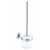 Souprava WC štětky s držákem tesa® Moon (Barva nerezová ocel, Rozměr 390mm x 147mm x 115mm)