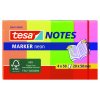 tesa® Samolepicí záložky Neon (Barva růžová / zelená / oranžová / žlutá, Doplňující informace NEON, Počet listů 4 x 50, Rozměr 20 mm : 50 mm)
