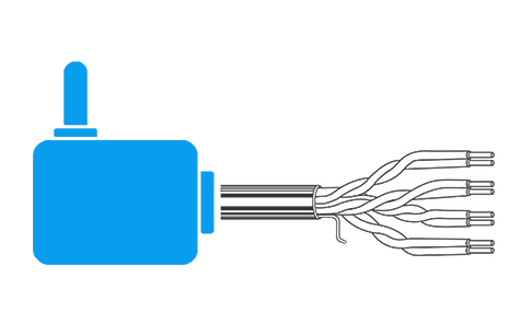 Kabeláž a napájanie videovrátnika Commax