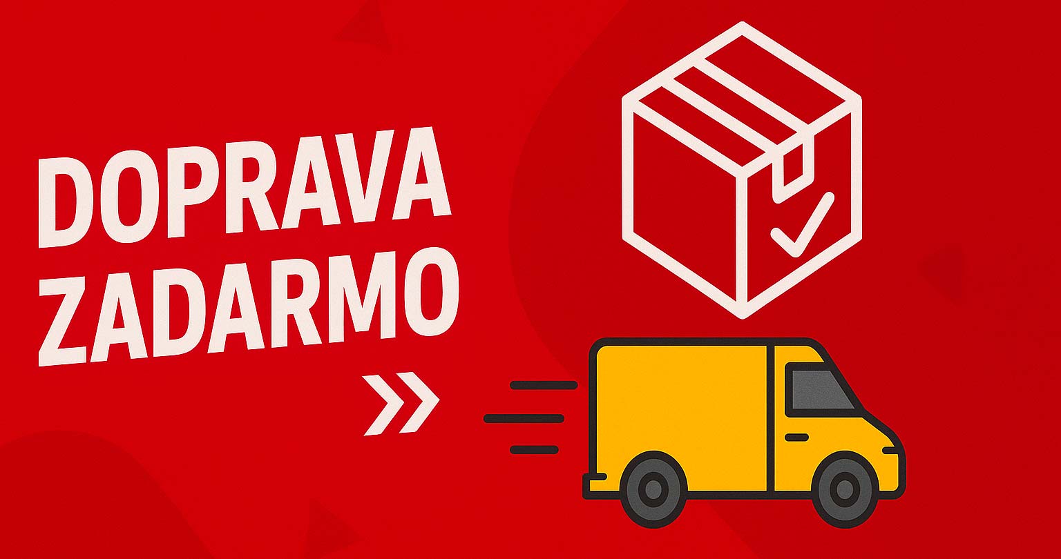 Doprava zadarmo do 14.9.2025