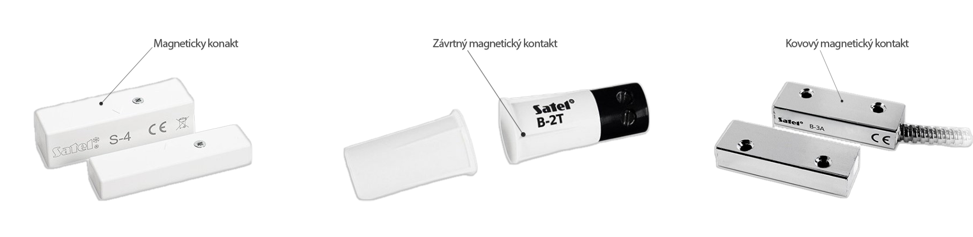 Magnetické kontakty Satel