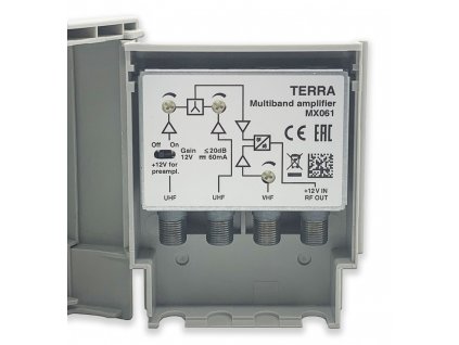Terra MX061 DVB-T zosilňovač so zlučovačom