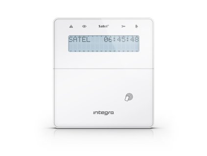 Satel INT-KWRL2-W bezdrôtová LCD klávesnica s RFID
