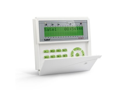 Satel INT-KLCDR-GR LCD klávesnica s dvierkami a RFID