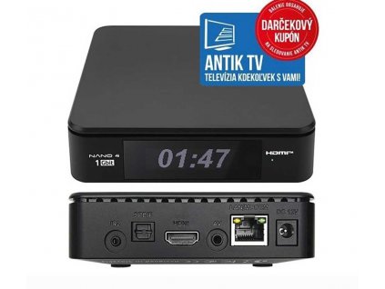 Antik Nano 4 + Darček 6 mesiacov Antik TV Zadarmo