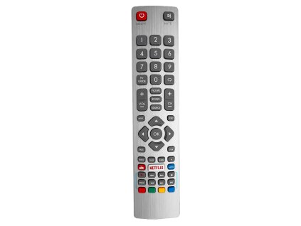 SHARP AQUOS NETFLIX diaľkový ovládač silver