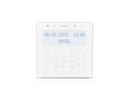 Ovládací panel s RFID čítačkou MIFARE, dotyková klávesnica, makro tlačidlá (biely)