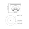 Dahua IPC-HDW3841EM-AS-0280B 8 Mpx dome IP kamera