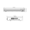 Dahua XVR5108H-4KL-X-8P pentabridný videorekordér