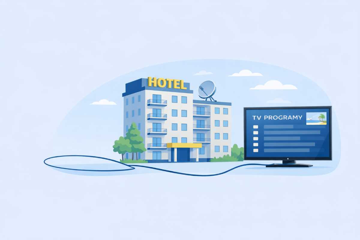 Distribuce TV signálu v hotelech a penzionech