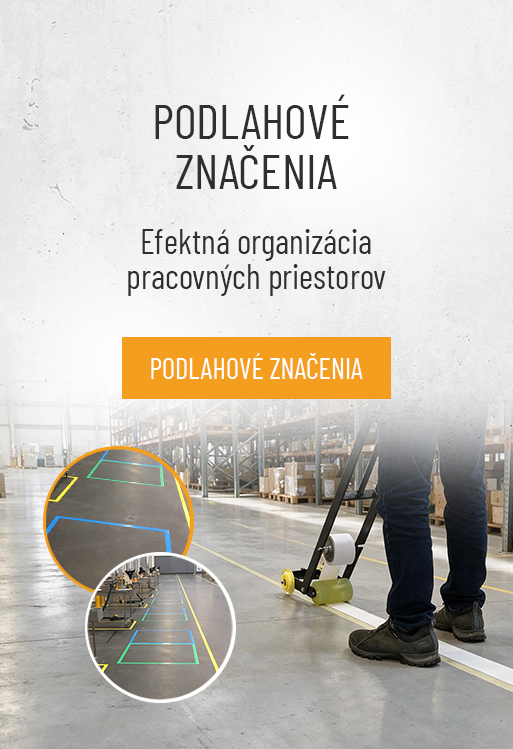 Podlahové značenia - pásky MOB