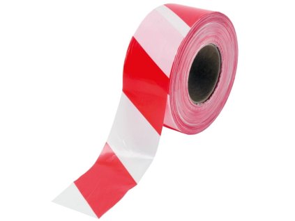 Vytyčovacia páska červeno-biela  nelepivá 70mm x 200m