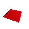 Podlahové značenie tvar štvorec 150mm x 150mm červené (sada 10 ks)