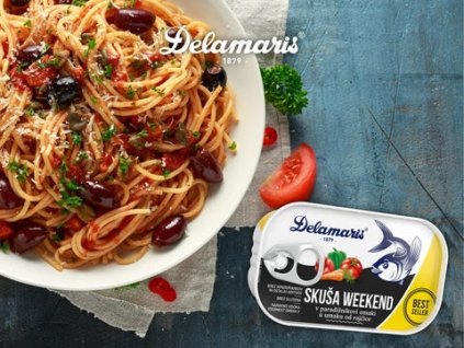 Delamaris Makrela so zeleninou Weekend 125 g