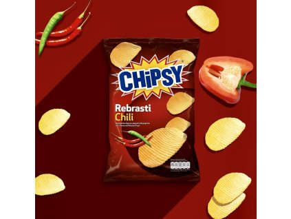 Marbo Chipsy pravé domáce vrúbkované Chili 140g