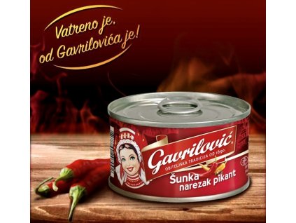 Gavrilović bravčové nárezy šunky pikant 150 g