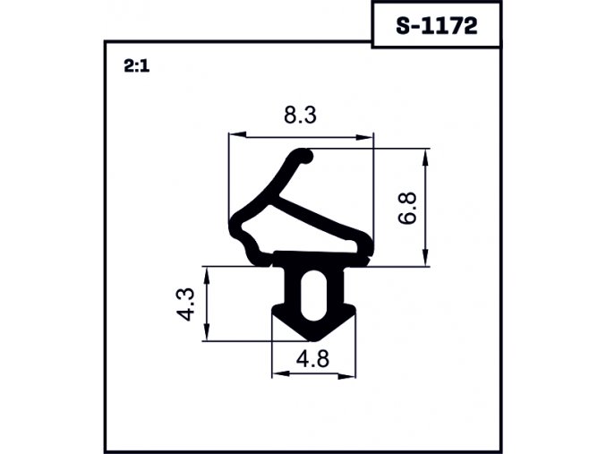 Aluplast tesnenie S-1172