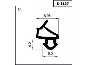 Veka tesnenie S-1127
