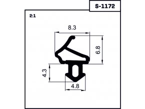 Aluplast tesnenie S-1172