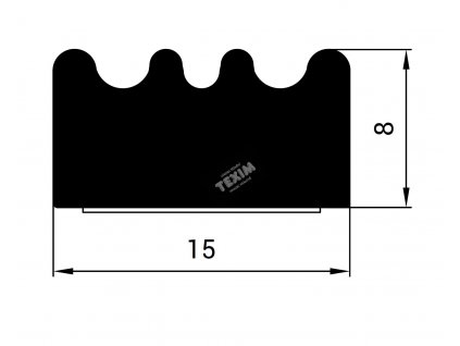 2237 kronlist 15x8 cerna 50m