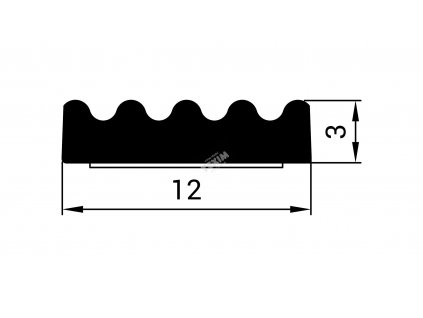 449 samolepici tesneni kr 12x3 mm bila 150 m