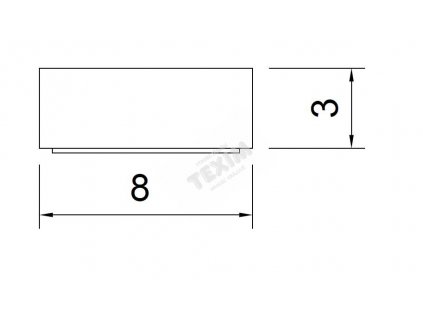 461 samolepici tesneni ce 8x3 mm bila 150m