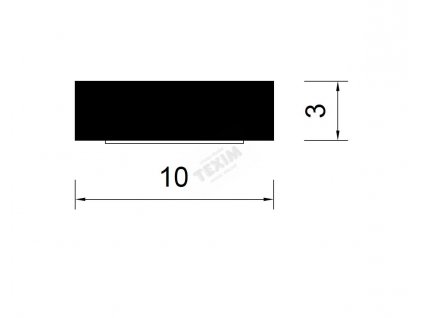 479 samolepici tesneni ce 10x3 mm cerna 150m