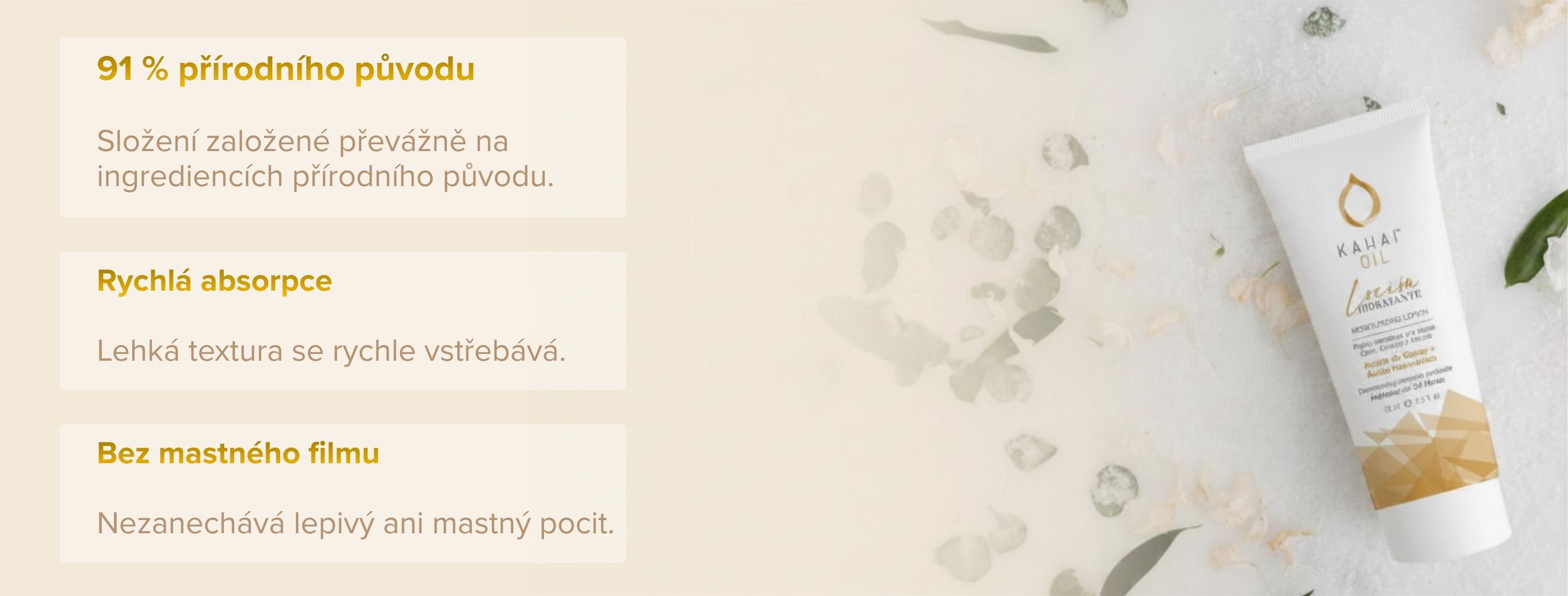 Benefity používání Kahai tělového mléka