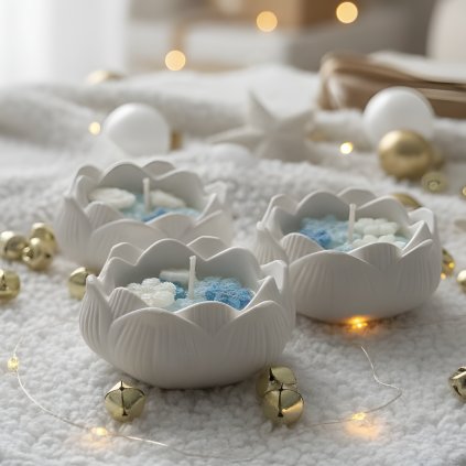 Svíčka v dóze Winter