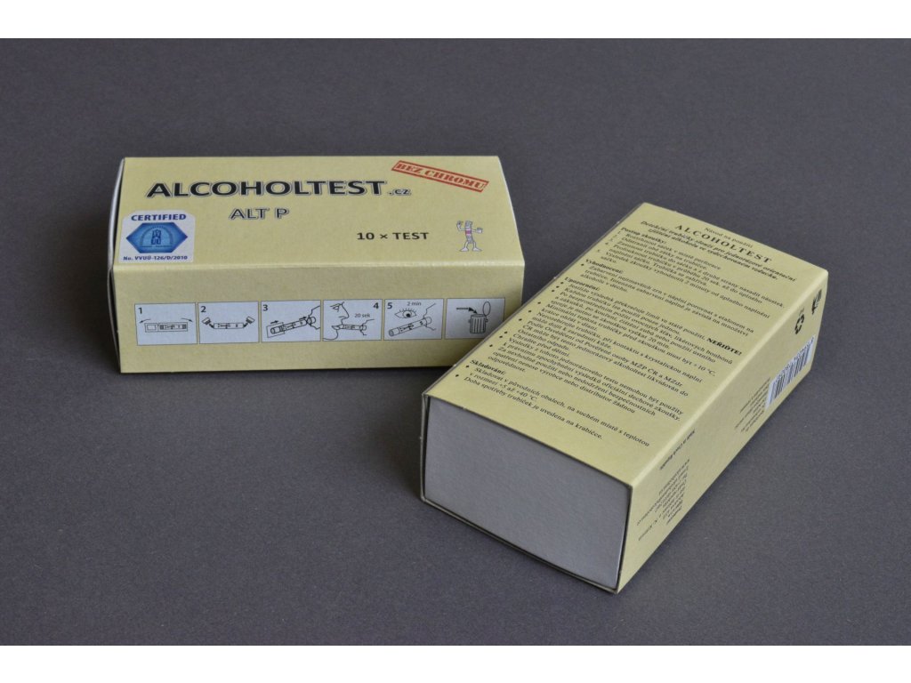 Detekční trubičky 10ks - alkohol tester 