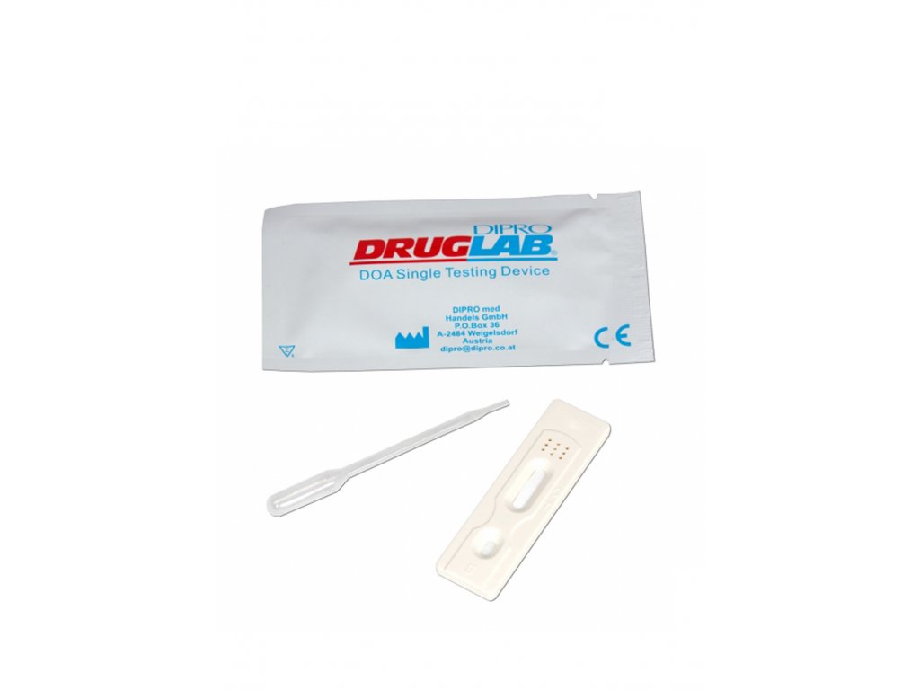 DIPRO DRUGLAB Drogový test MET (pervitin, metamfetamin) - 10ks
