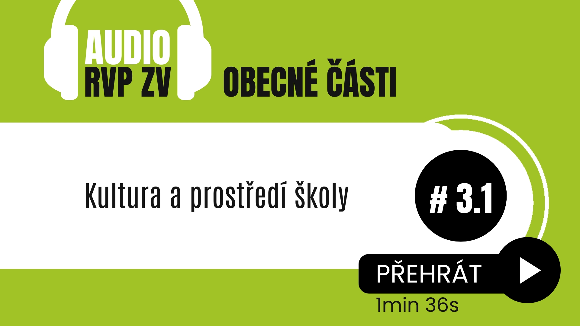 Kultura a prostředí školy