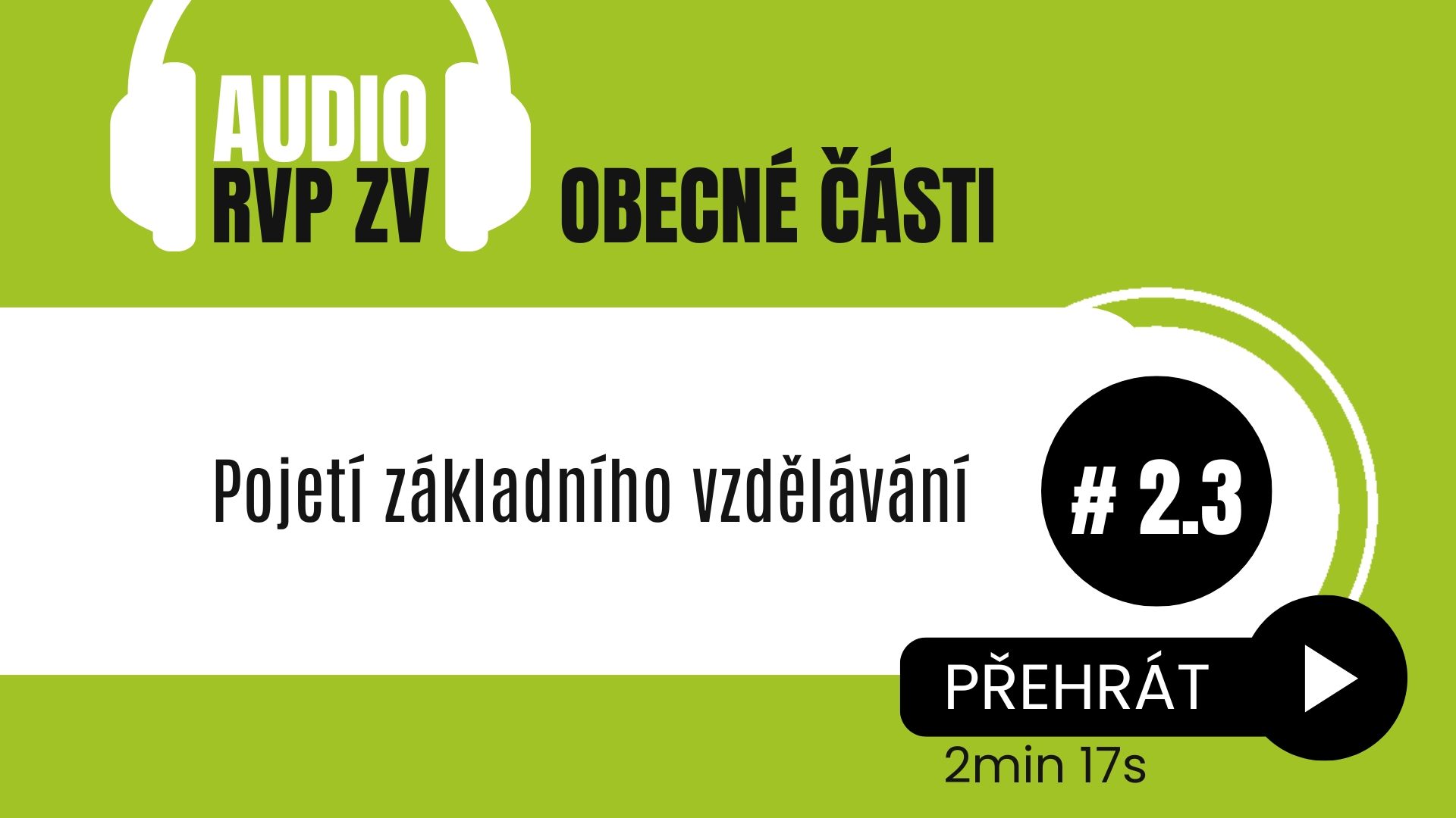 Pojetí základního vzdělávání
