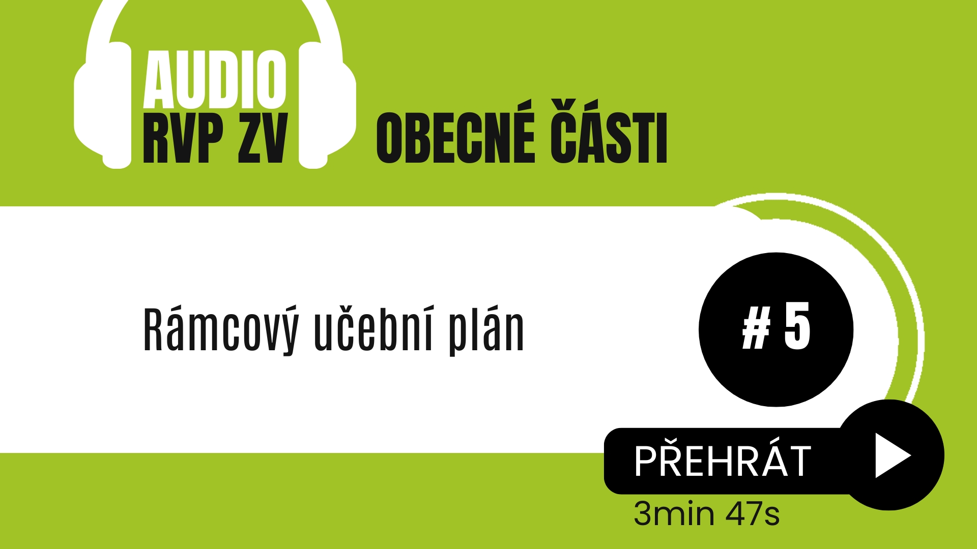 Rámcový učební plán a disponibilní časová dotace