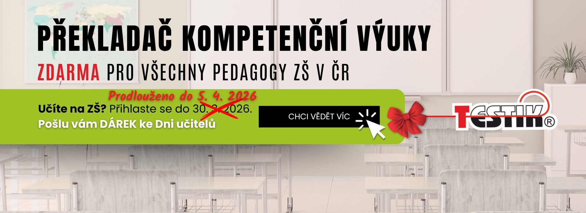 Dárek ke Dni učitelů 2026