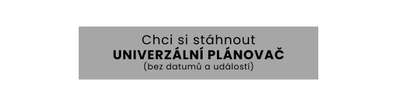 Univerzální měsíční plánovač testík