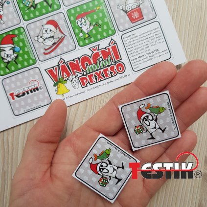 Vánoční pexeso drobnost k vánocům pro žáky levné dárky pro žáky nápady na dárky testík