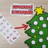 Adventní kalendář se samolepkami Adolf Dudek Jana Vondrušková testík adventní hra