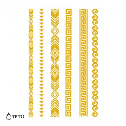 Armbänder - Metallic - Set