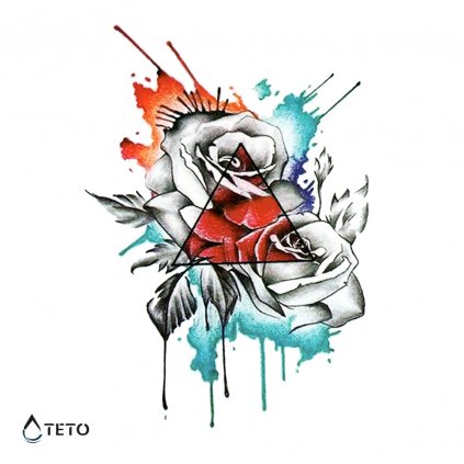 Trandafir în triunghi