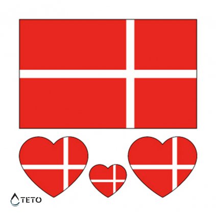 Flag of Denmark - set