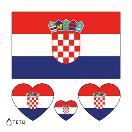 Flag of Croatia - set