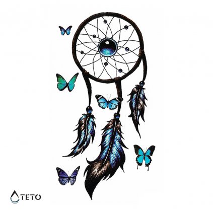 Dream catcher with butterflies