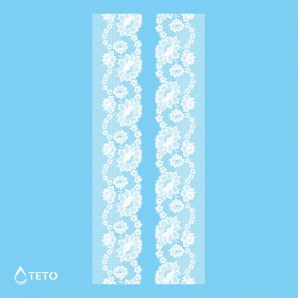 Bracelets, Garters - White - set